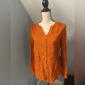 Cute print long sleeve top